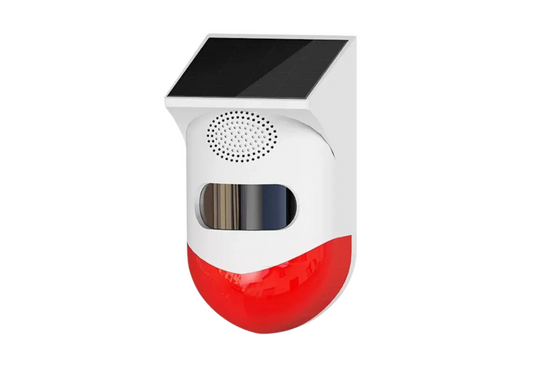 Solar Alarm Light with Motion Detector