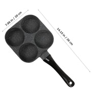 Durable Egg Pan 4 Cup Frying