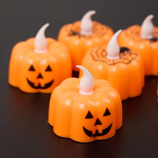 Festive Halloween Glow Candles