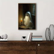 Vintage Ghost by Candlelight Art Print