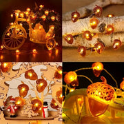 Acorn Fall Decorations String Lights