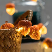 Acorn Fall Decorations String Lights